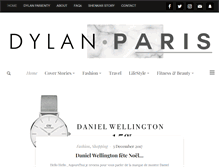 Tablet Screenshot of dylanparis.com